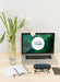 Free Desk Concept With Laptop And Notebook Psd