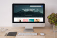 Free Desk Imac Mockup Scene Set