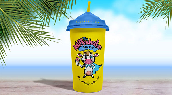 Free Disposable Milkshake Cup Mockup Psd