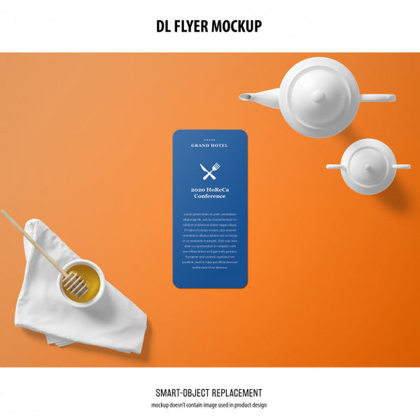 Free Dl Flyer Mockup Psd