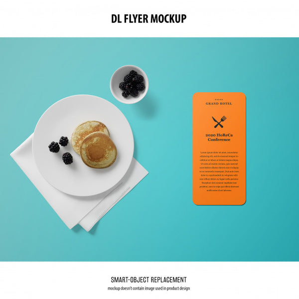 Free Dl Flyer Mockup Psd