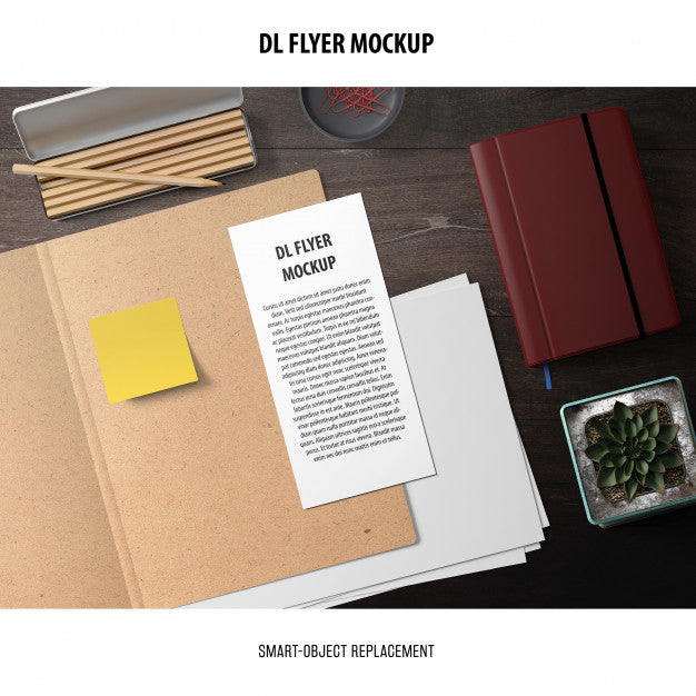 Free Dl Flyer Mockup Psd – DreamBundles