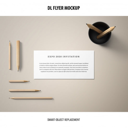 Free Dl Flyer Mockup Psd