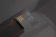 Free Dl Size Bifold Brochure Mockup Psd