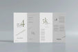 Free Dl Size Four Fold Brochure Mockup Psd