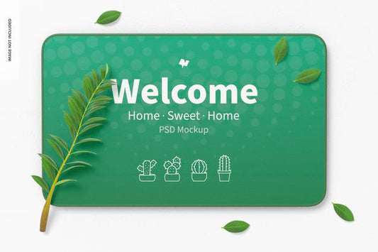 Free Door Mat Mockup Psd