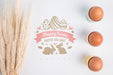 Free Easter Mockup With Copyspace Psd
