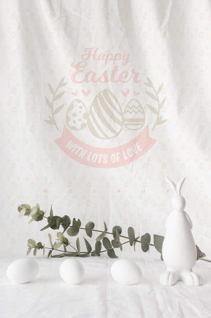 Free Easter Mockup With Copyspace Psd