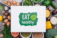 Free Eat Healthy Vegan Food Mock-Up Psd