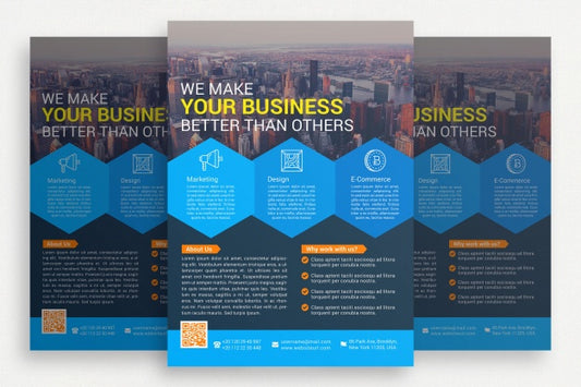 Free Elegant Business Brochure Psd