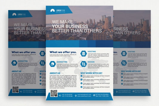 Free Elegant Business Brochure Psd