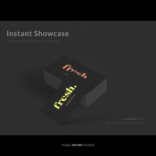Free Elegant Business Card Mock Up Psd
