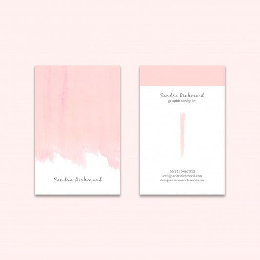 Free Elegant Business Card Mockup Psd