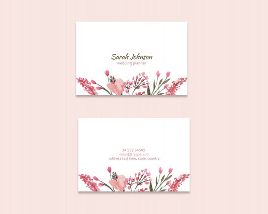 Free Elegant Business Card Mockup Psd