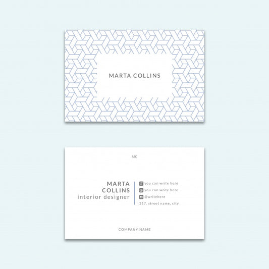 Free Elegant Business Card Mockup Psd
