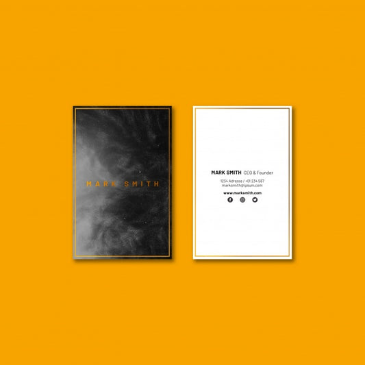Free Elegant Business Card Mockup Psd