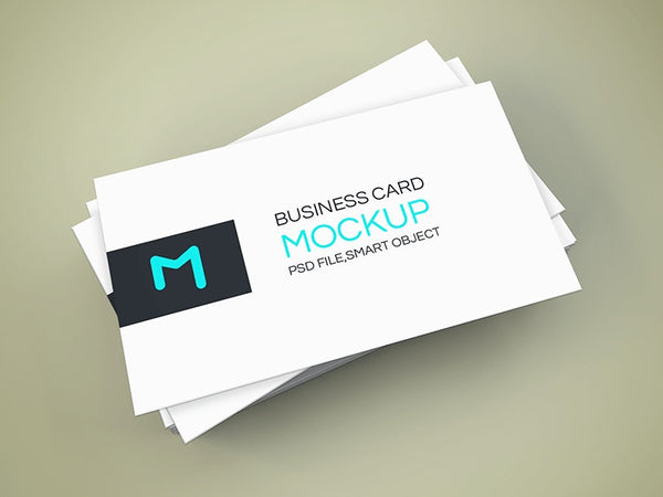 Free Elegant Business Card Mockup