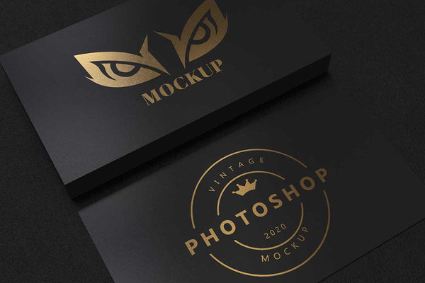 Free Elegant Business Card Mockup