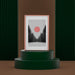 Free Elegant Concept Scene With Poster Mockup Psd