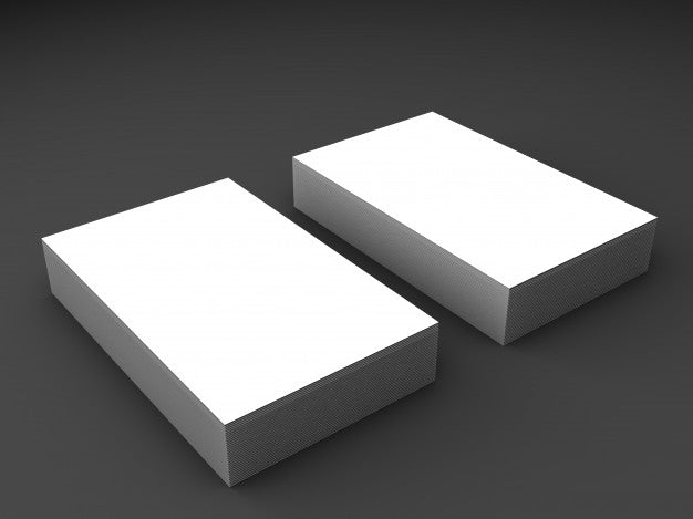 Free Elegant Realistic Business Card Pile Mockup Psd