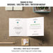 Free Elegant Square Bi-Fold Brochure Or Greeting Card Mockup Psd