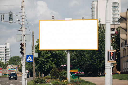 Free Empty Billboard In The City Psd