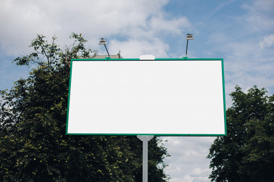 Free Empty Billboard In The City Psd