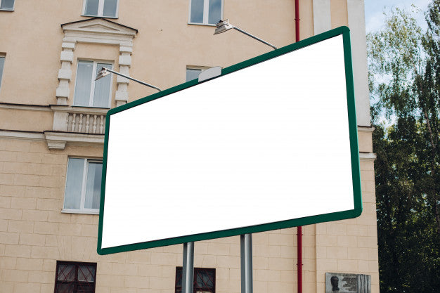 Free Empty Billboard In The City Psd