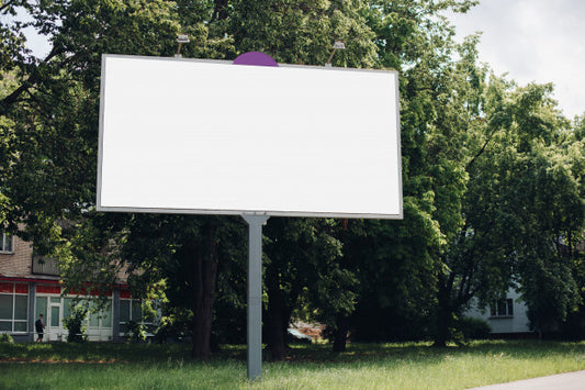Free Empty Billboard In The City Psd