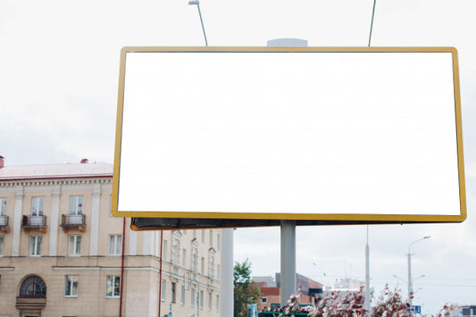 Free Empty Billboard In The City Psd