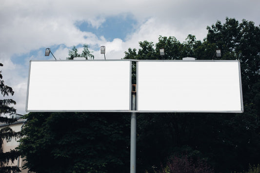 Free Empty Billboard In The City Psd