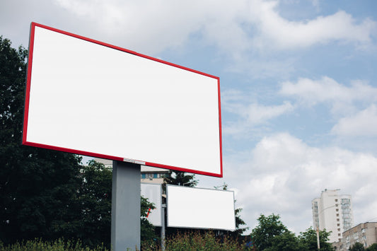 Free Empty Billboard In The City Psd