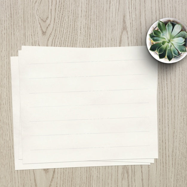 Free Empty Paper Mock Up Psd