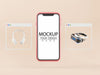 Free Empty Screen Smartphone Mockup Psd
