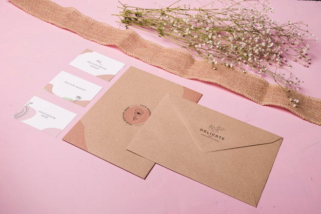 Free Envelope And Ribbon Assortment Psd