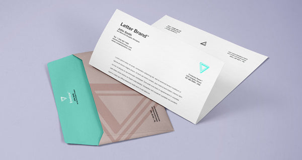 Free Envelope Letter Psd Branding Mockup