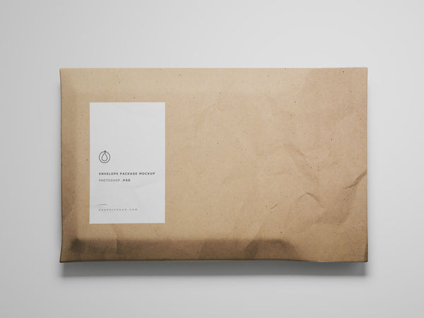 Free Envelope Package Mockup