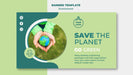 Free Environment Banner Template Mock-Up Psd