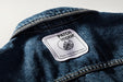Free Fabric Clothing Patch Mock-Up On Denim Psd