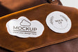 Free Fabric Clothing Patch Mock-Up On Leather Bag Psd