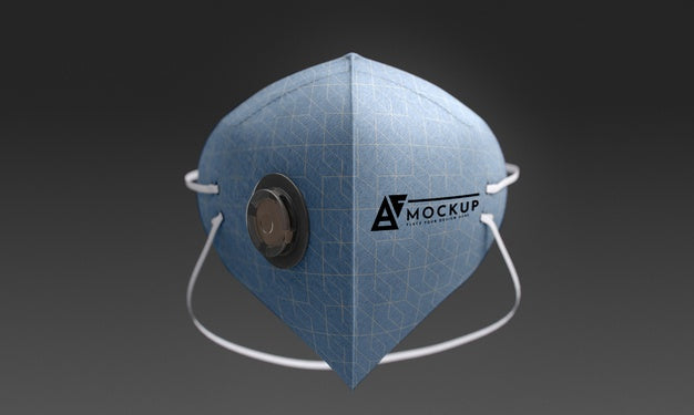 Free Face Mask Concept Mock-Up Psd