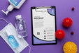 Free Face Mask Minimal Concept Mock-Up Psd