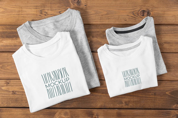 Free Father'S Day T-Shirt Mock-Up Assortment Psd
