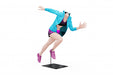 Free Female Sport Outfit Mock-Up Isolated Psd