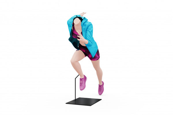 Free Female Sport Outfit Mock-Up Isolated Psd