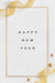 Free Festive Frame With Gold Ornaments Social Template Mockup Psd