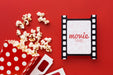 Free Film Strip With Butter Popcorn Psd