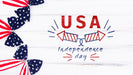 Free Flat Lay Independence Day Mockup With Copyspace Psd
