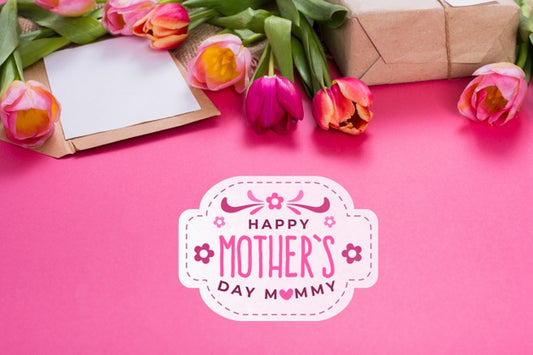 Free Flat Lay Label Mockup For Easter Psd