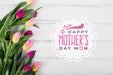 Free Flat Lay Label Mockup For Easter Psd